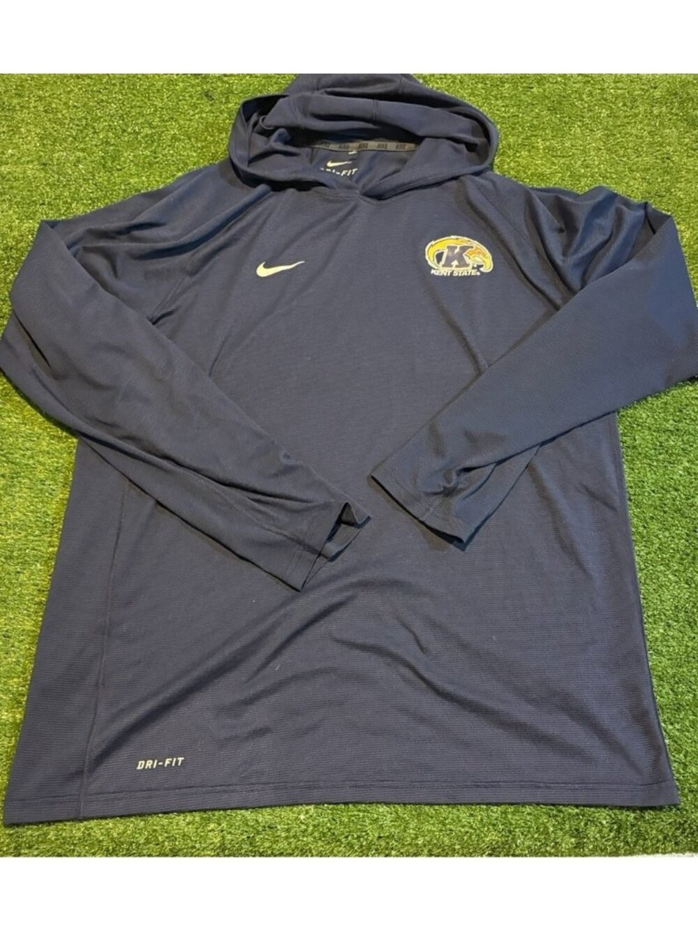 Kent State Golden Flashes hoodie mens XL blue nike lightweight pullover football